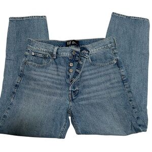 GAP Blue Relaxed Jeans with Classic Medium Wash